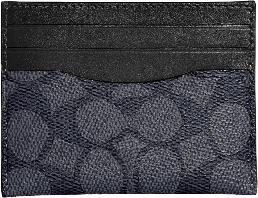 Coach Men's Flat Card Case in Signature Credit Holders