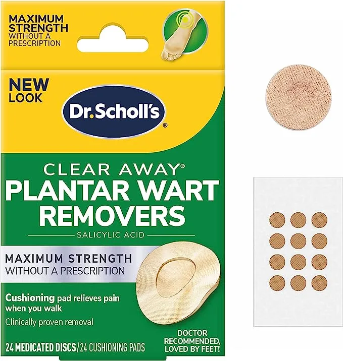 Dr. Scholl's Clear Away Wart Remover Plantar 24 ea (Pack of 3)