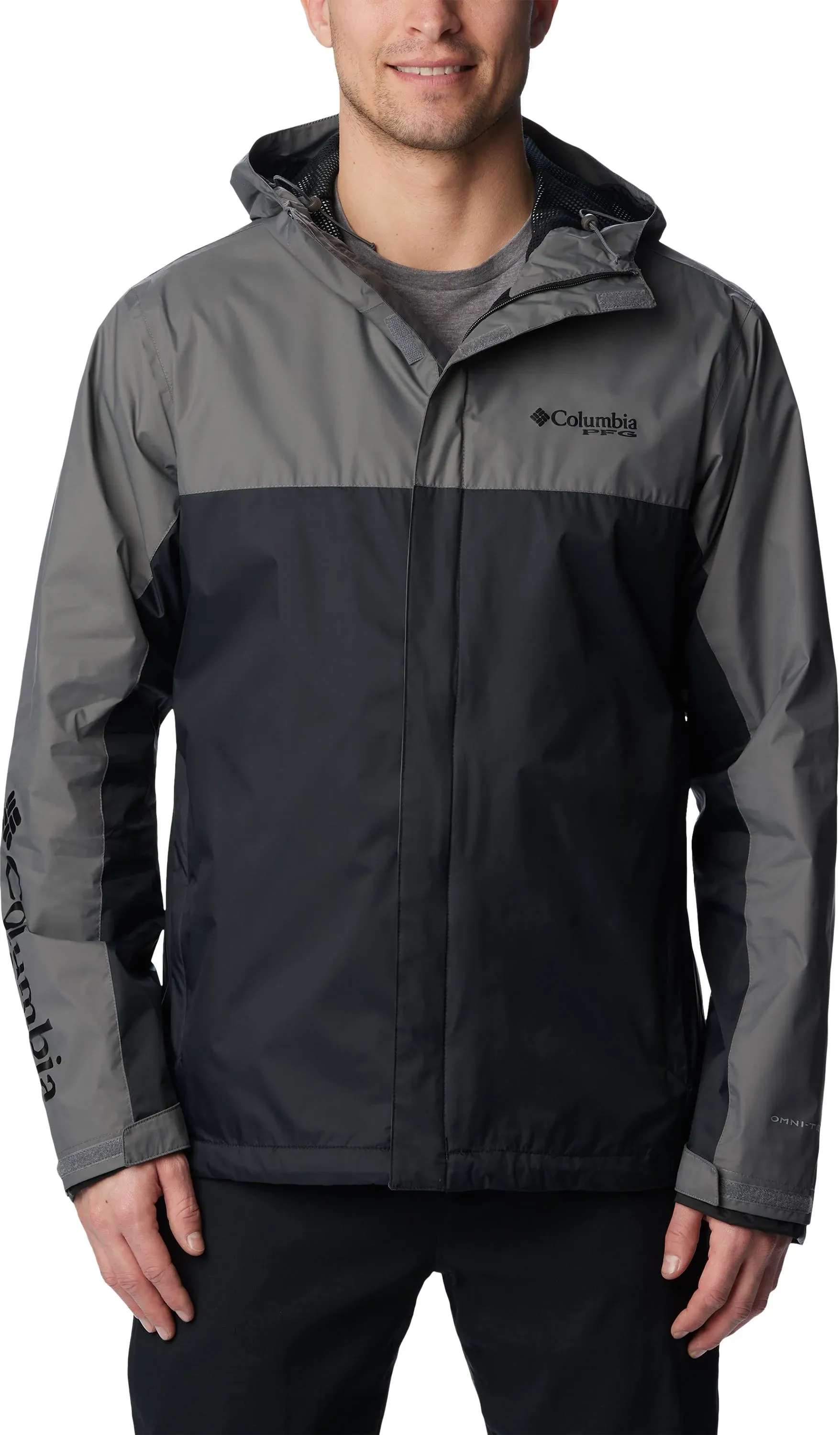 Columbia Men's PFG Storm II Jacket - L - Grey