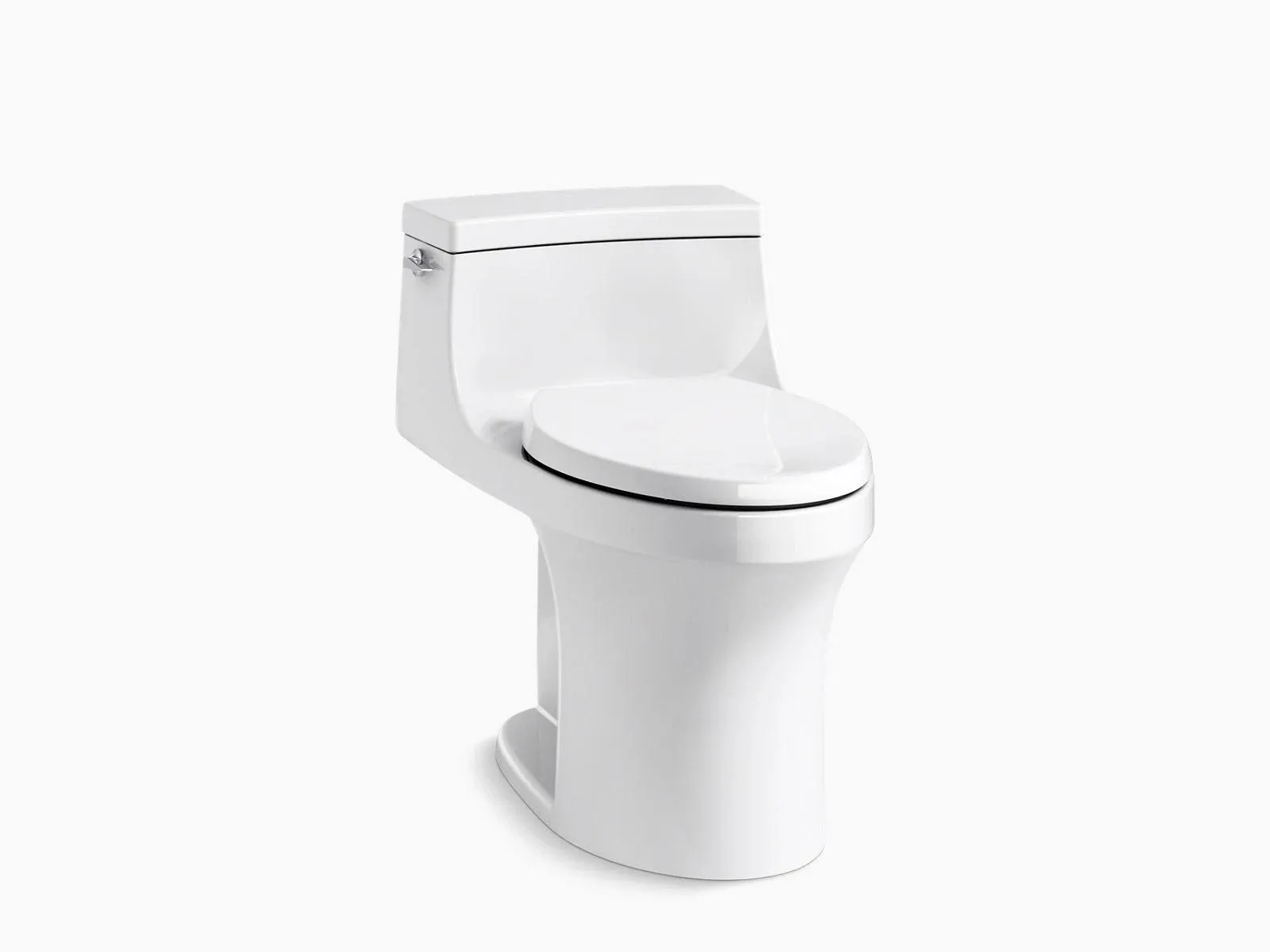 San Souci 1-Piece 1.28 GPF Single Flush Elongated Toilet in White