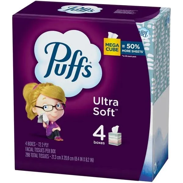 Puffs Ultra Soft Facial Tissue