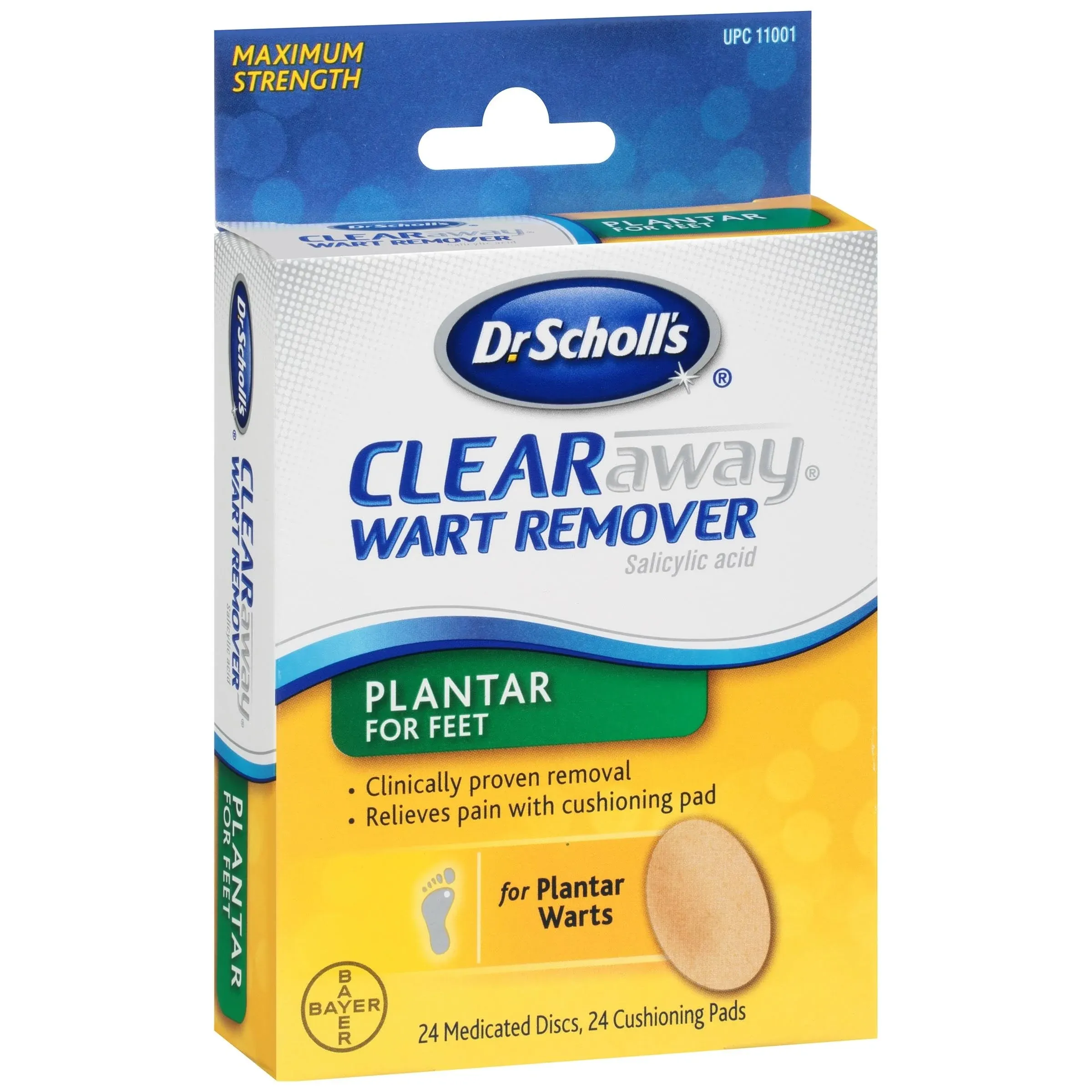 Dr. Scholl's Clear Away Plantar Wart Remover Pads 24ct.