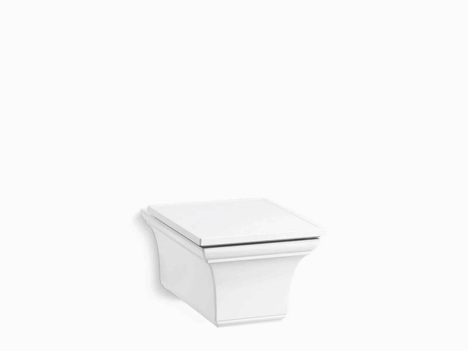 Kohler 6918-0 Memoirs One-Piece Elongated Dual-Flush Wall-Hung Toilet - White