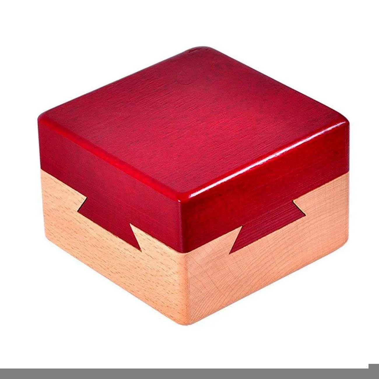 DC-BEAUTIFUL Impossible Dovetail Box Mini 3D Brain Teaser Wooden Magic Drawers ...