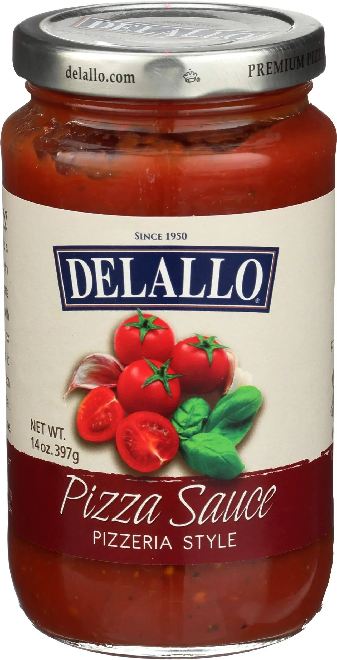 Delallo Pizza Sauce, Pizzeria Style - 14 oz