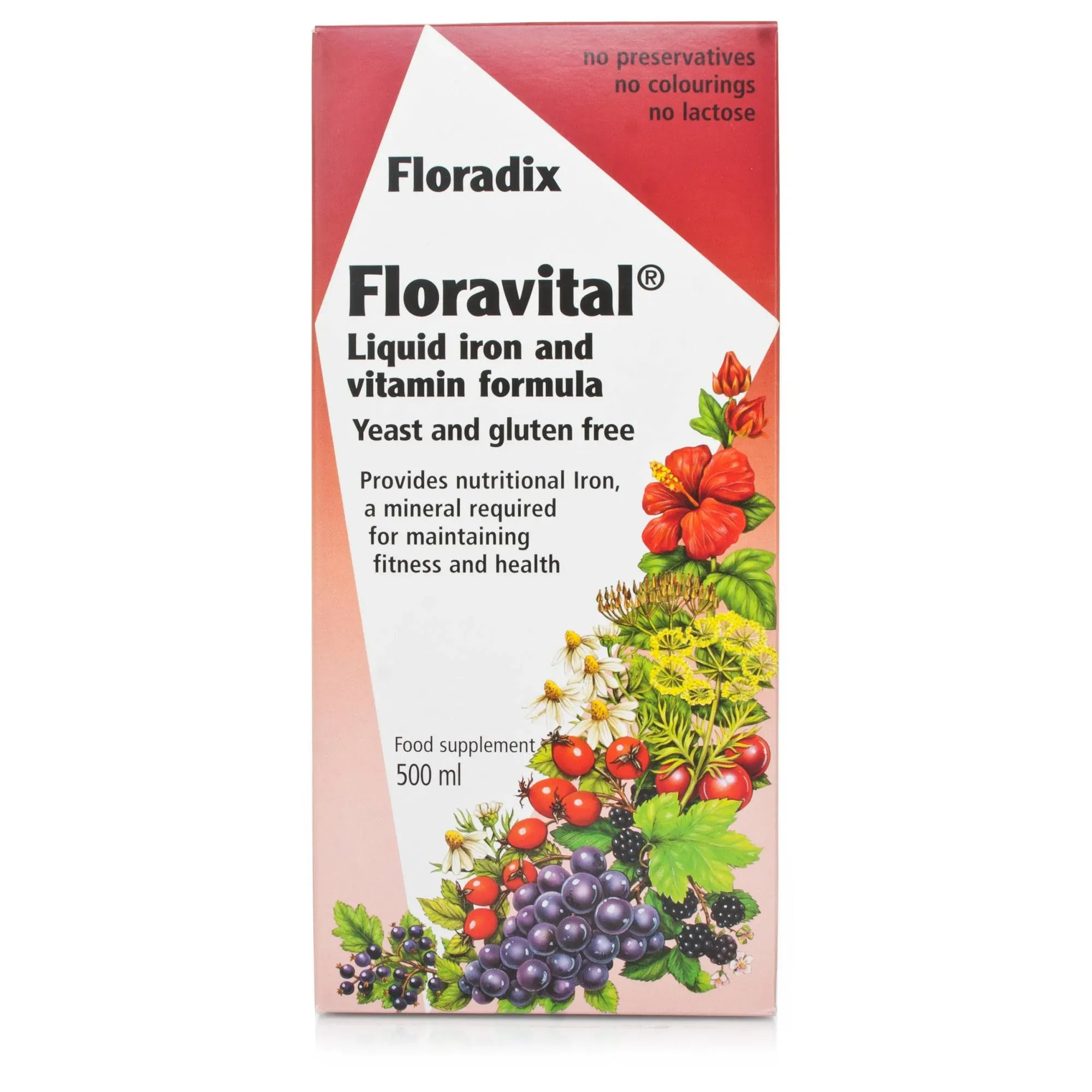 Flora Floravital Iron + Herbs, 8.5 fl oz