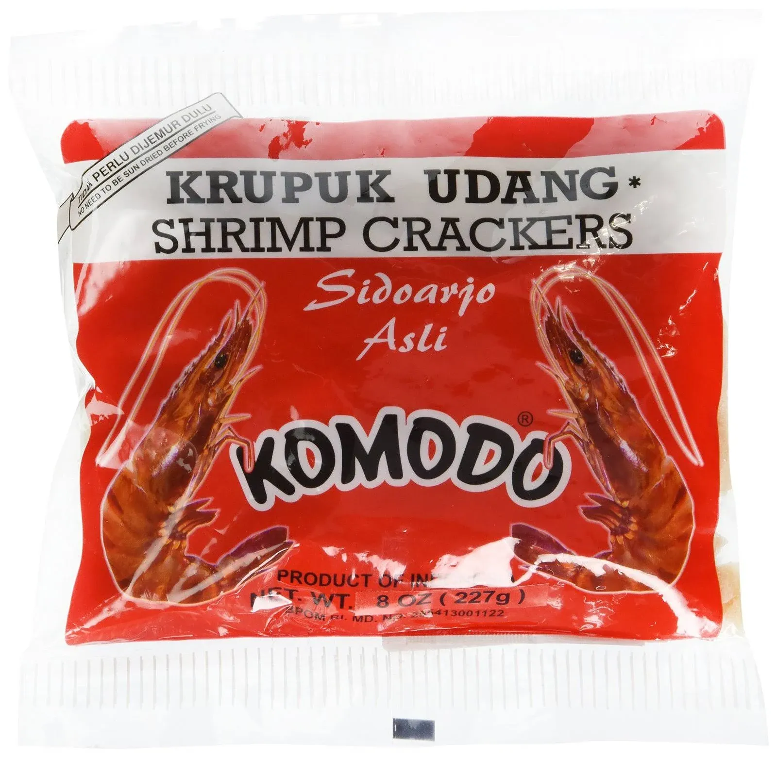 Komodo Udang Shrimp Crackers - 8.75 oz packet