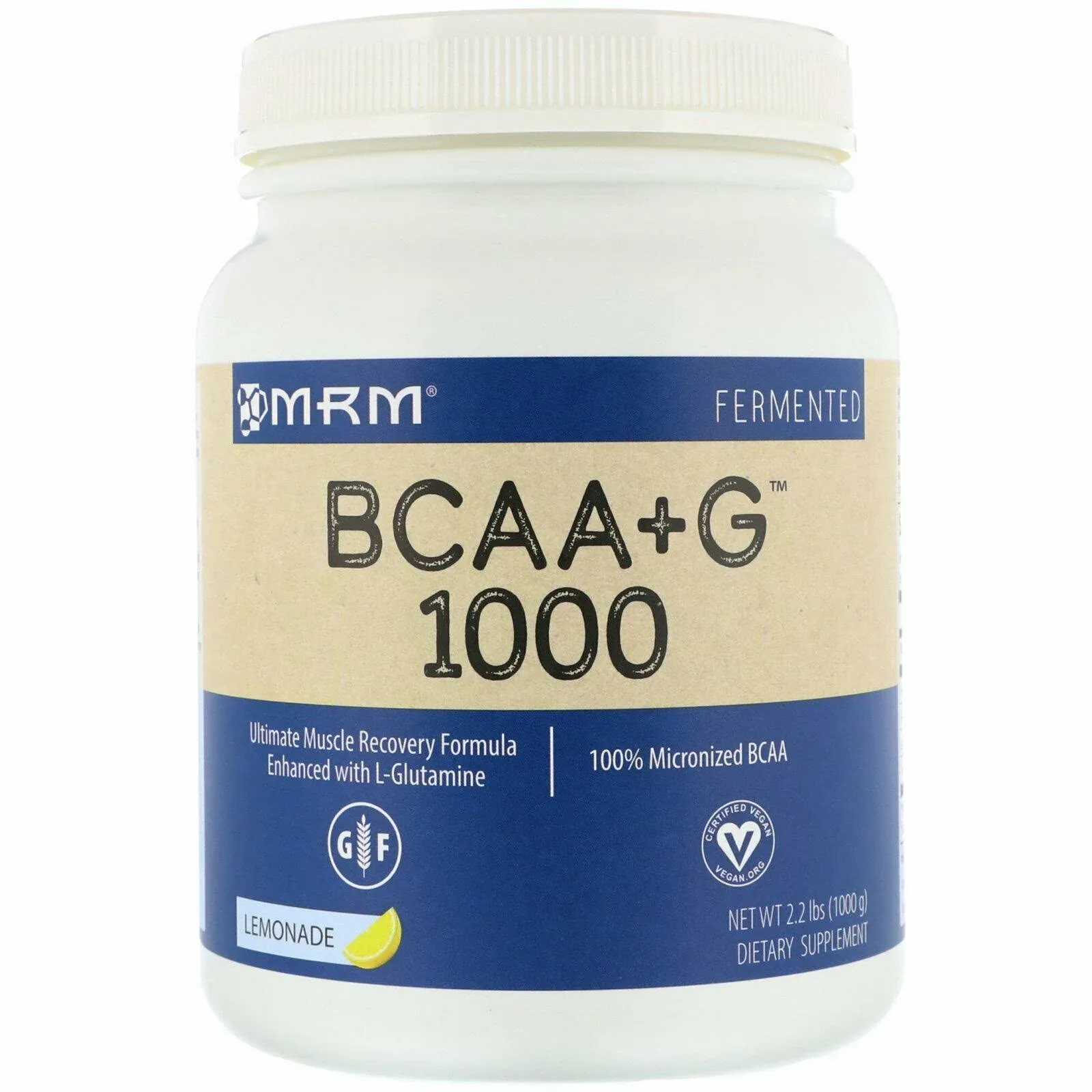 BCAA+G™ Ultimate Recovery Formula Lemonade Flavored (1000g)