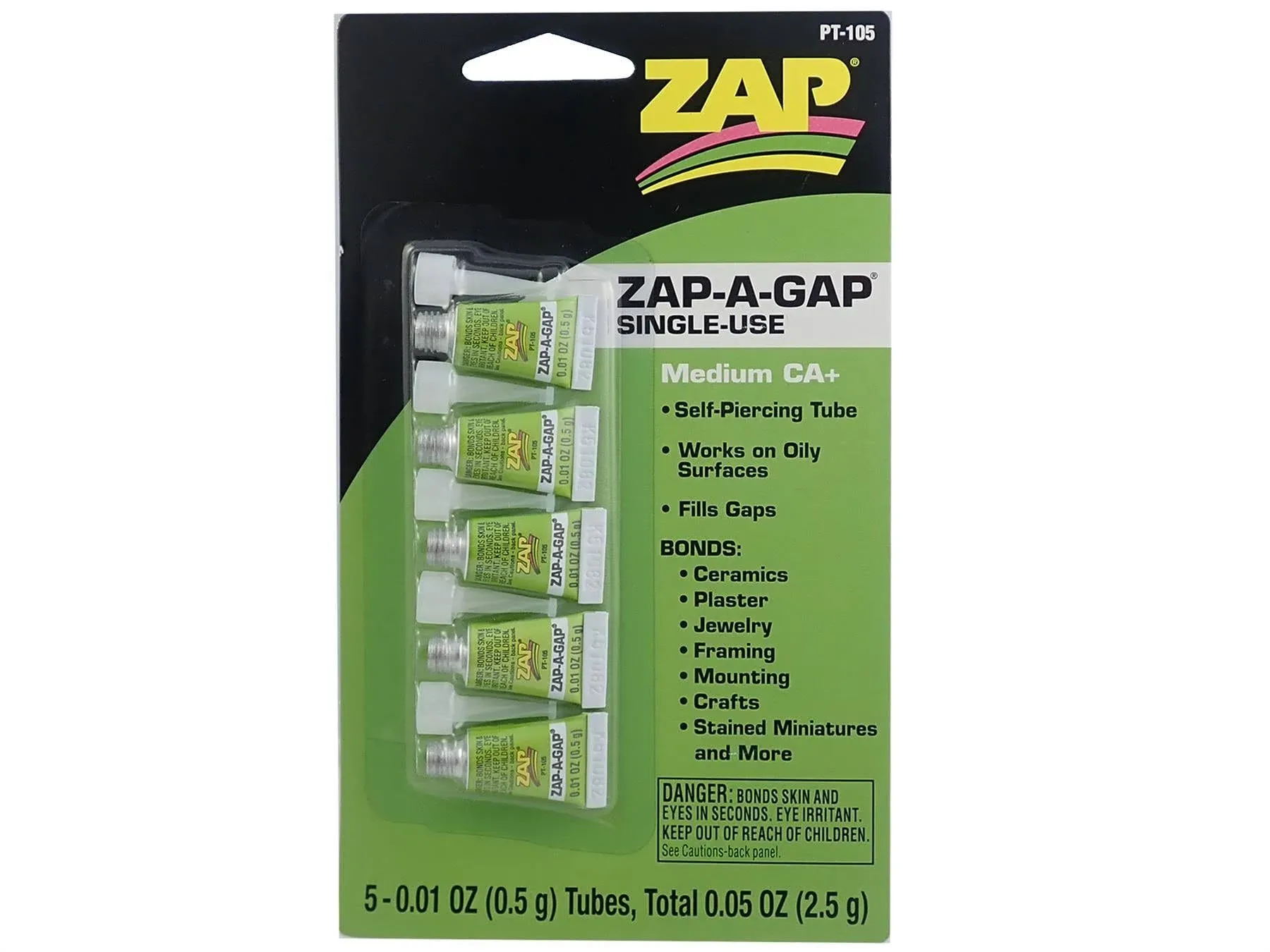 Zap-A-Gap Single Use Tubes (5)