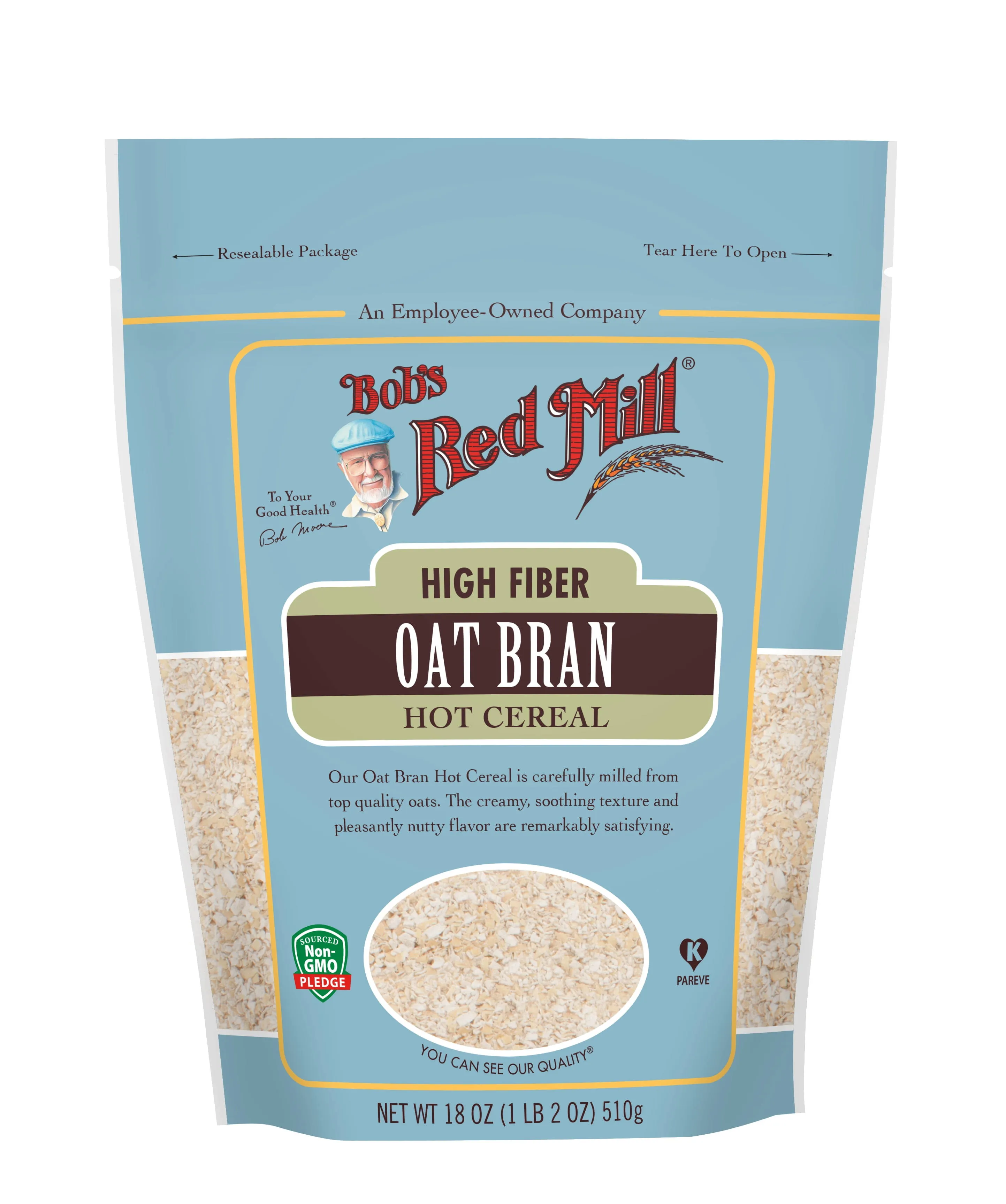 Bob's Red Mill Oat Bran Cereal 18 oz Pack of 1