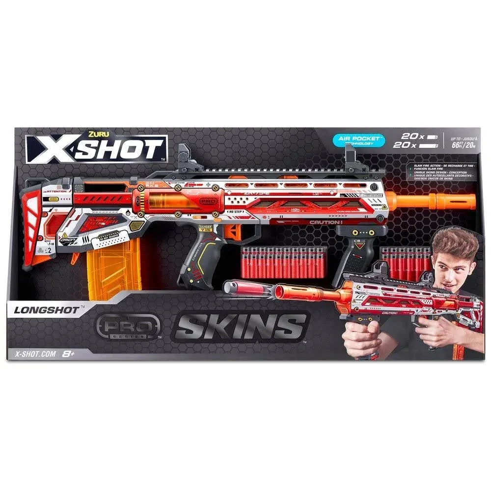 Zuru X-Shot Skins Pro Series Longshot Blaster