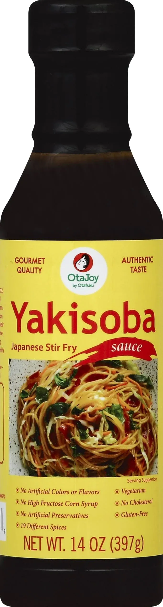 Otafuku Yakisoba Sauce for Japanese Stir Fry Noodles Gluten-Free &amp; Vegan Yaki...