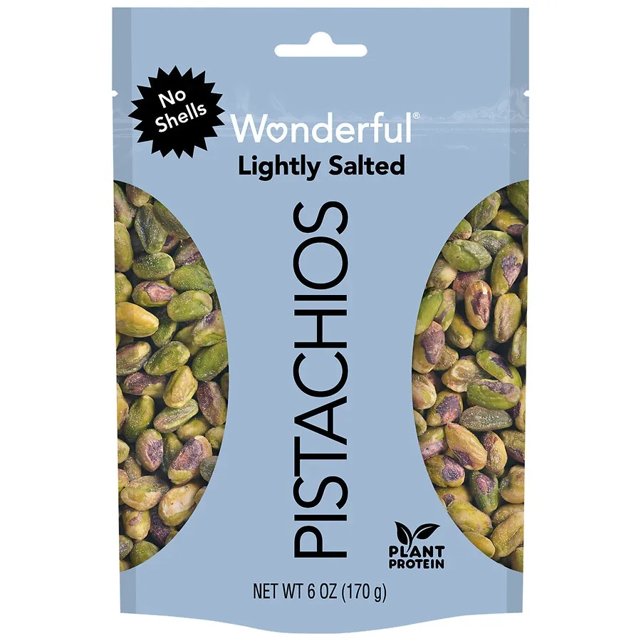 Wonderful Lightly Salted Pistachios No Shells 6oz