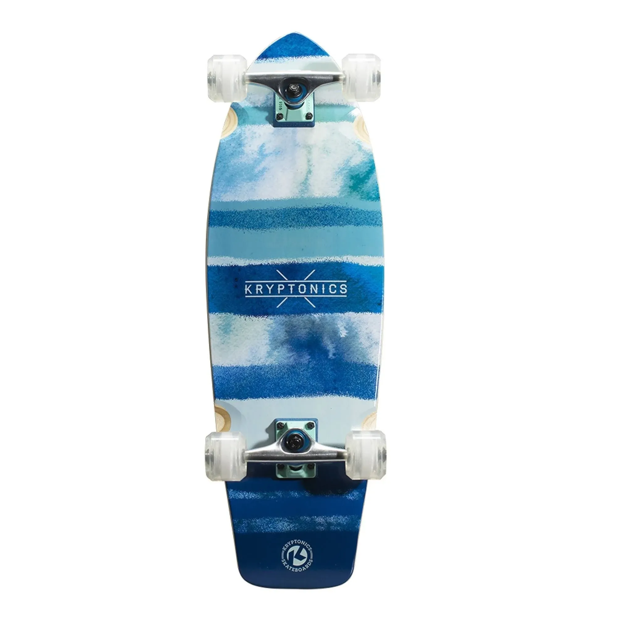 Kryptonics Super Fat 30.5&#034; Cruiser Skateboard - Bluefish