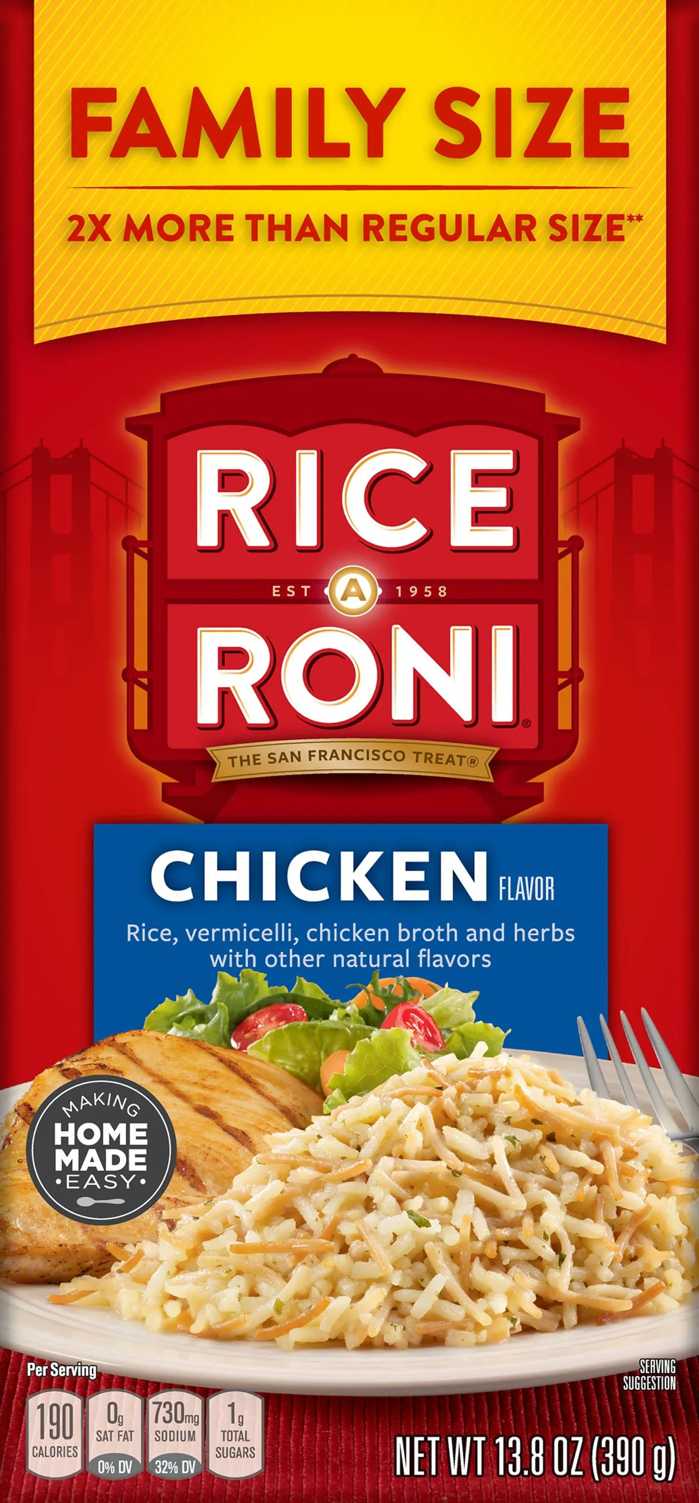 Rice A Roni Chicken Flavor Rice