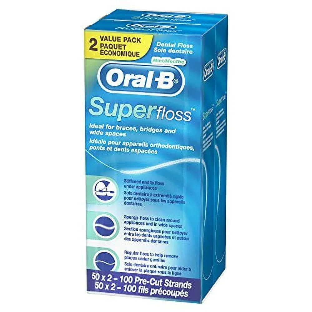 Oral-B Superfloss Seda Dental 50 U EN