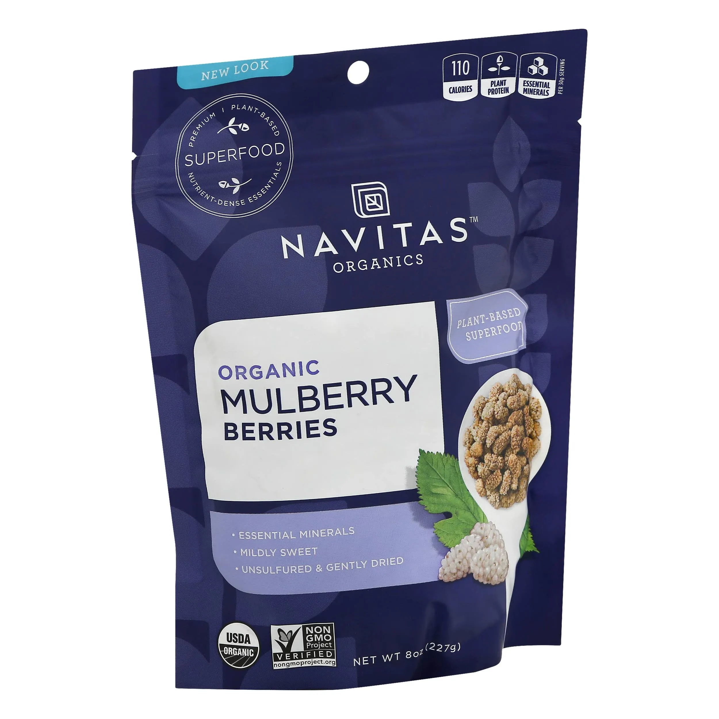 Navitas Berries, Organic, Mulberry - 8 oz