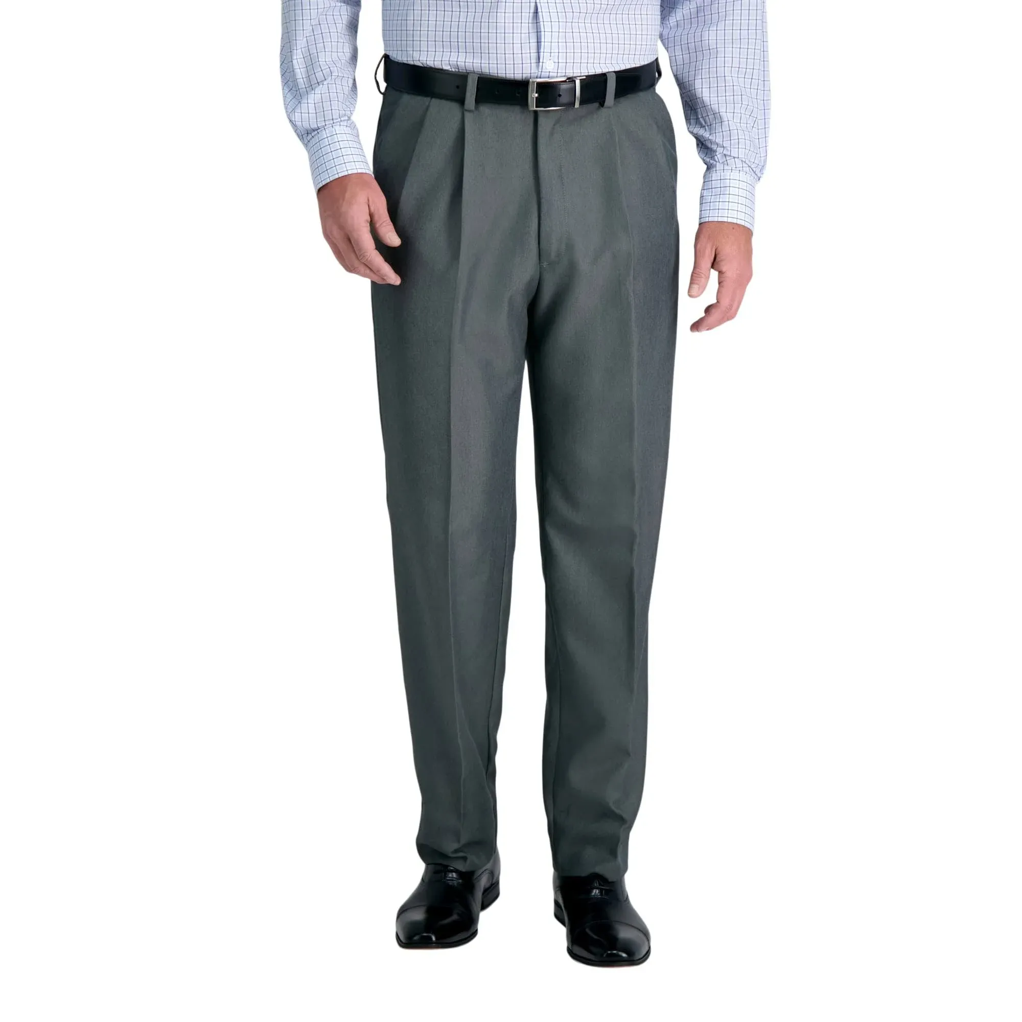 Haggar Big & Tall Cool 18 Pants - Pleated