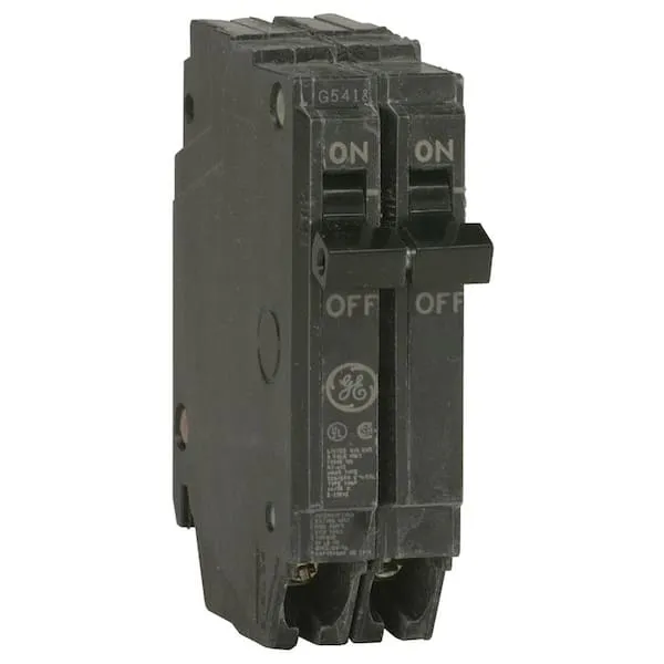 GE Industrial Double Pole Circuit Breaker, 30 A