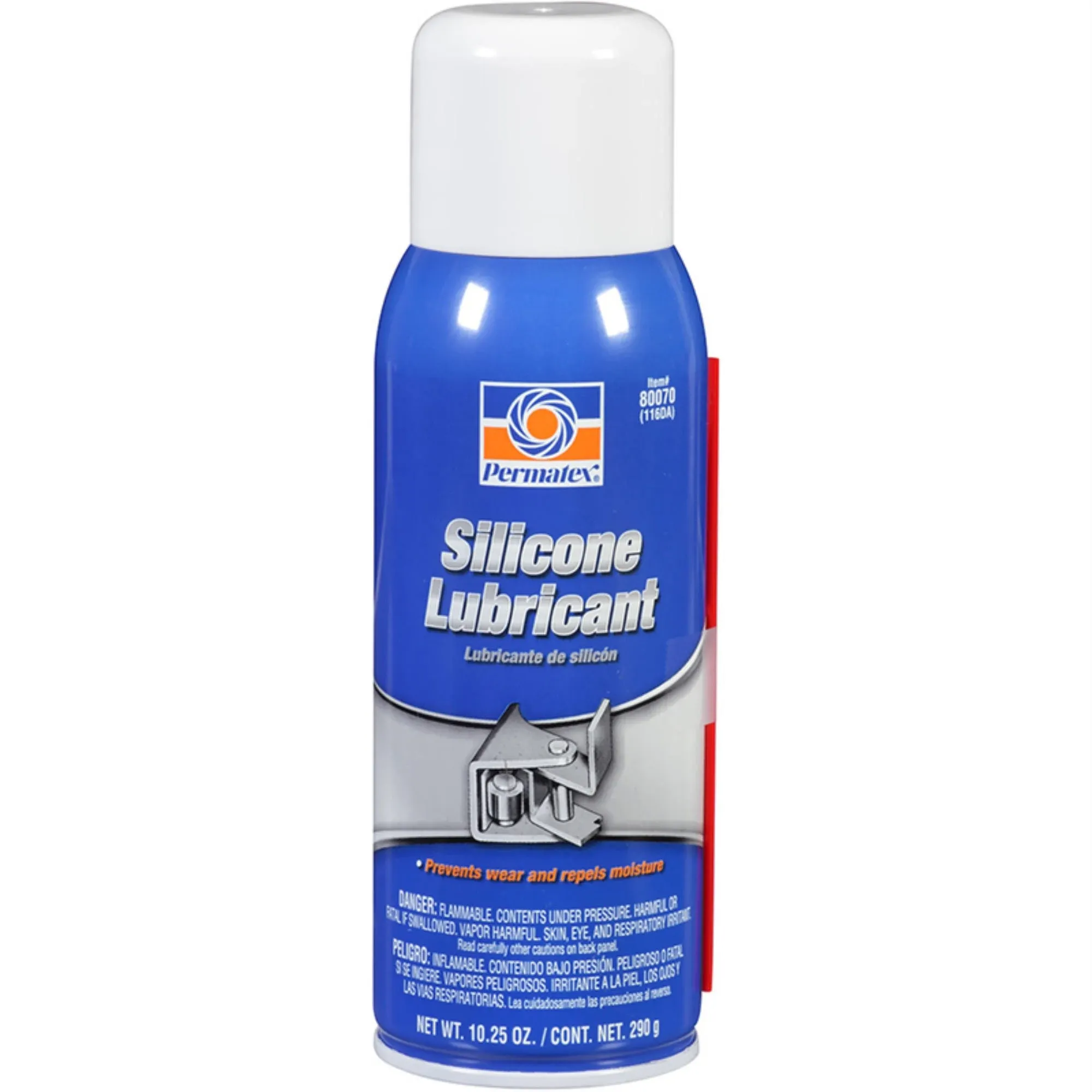 Permatex 80070 Silicone Spray Lubricant, 10.25 Oz. Net Aerosol Can