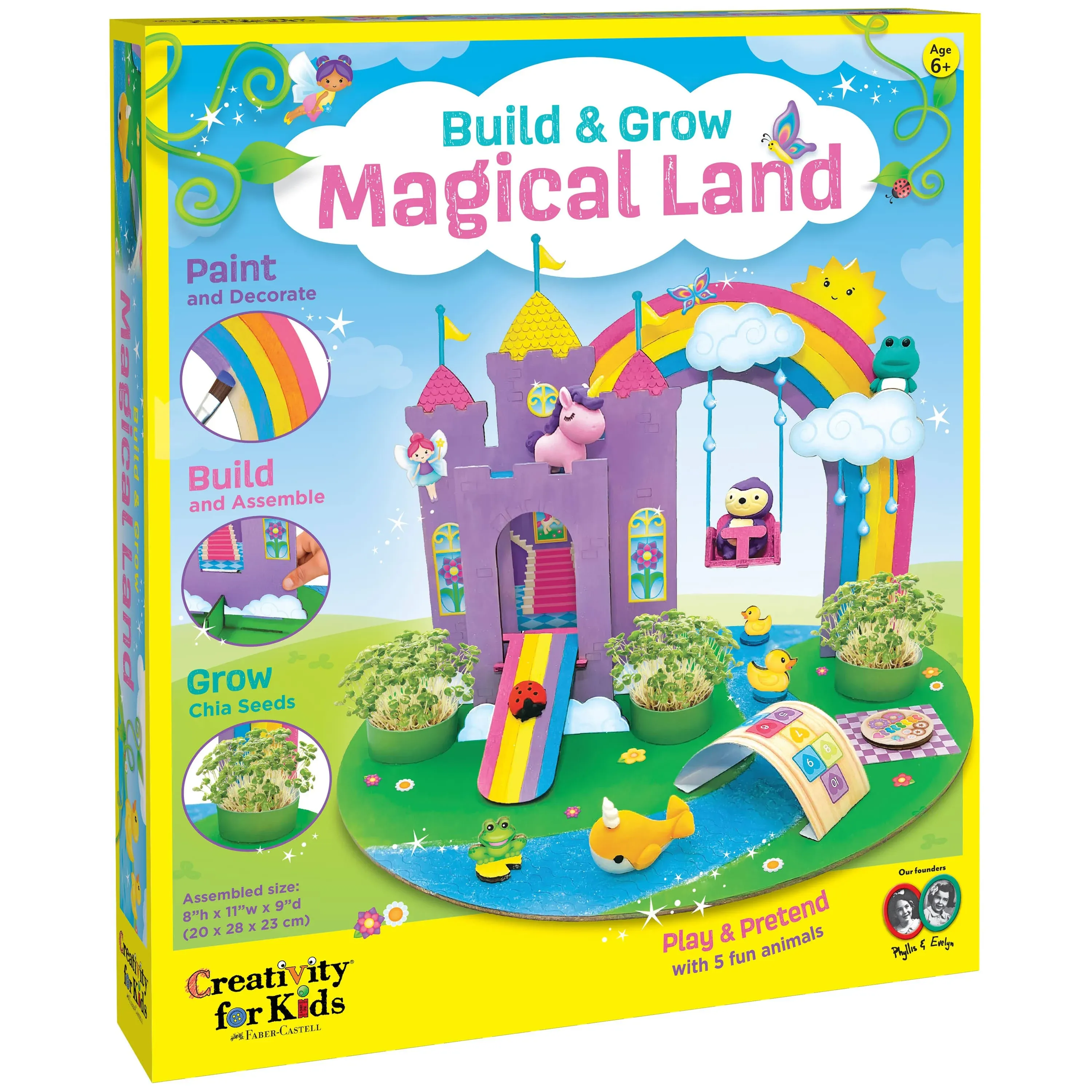 Creativity for Kids Build &amp; Grow Magical Land - Unicorn Craft, 5-in-1 Kids Activ