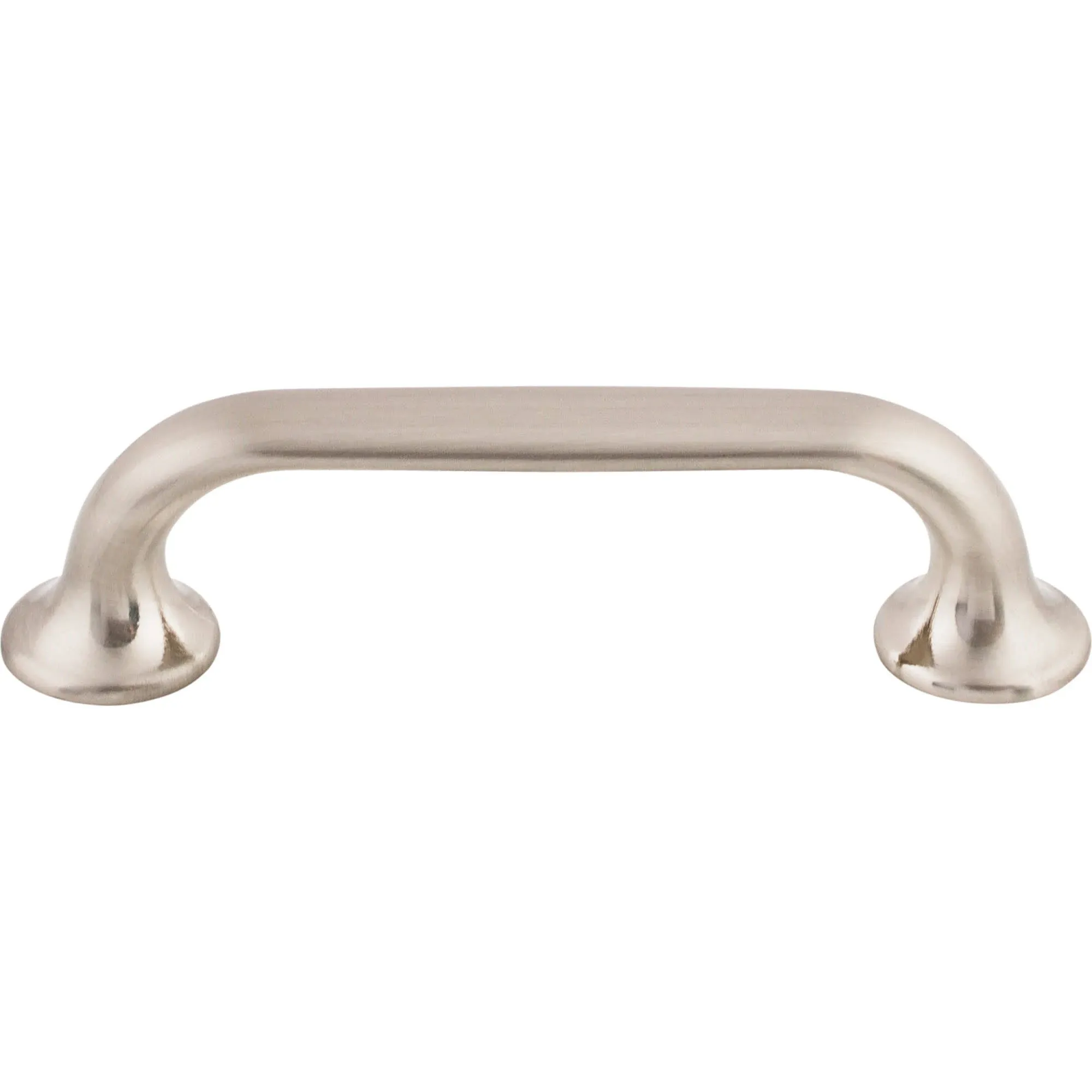 Top Knobs TK593BSN: 3-3/4" cc Oculus D-Handle Cabinet Pull - Brushed Satin Nickel