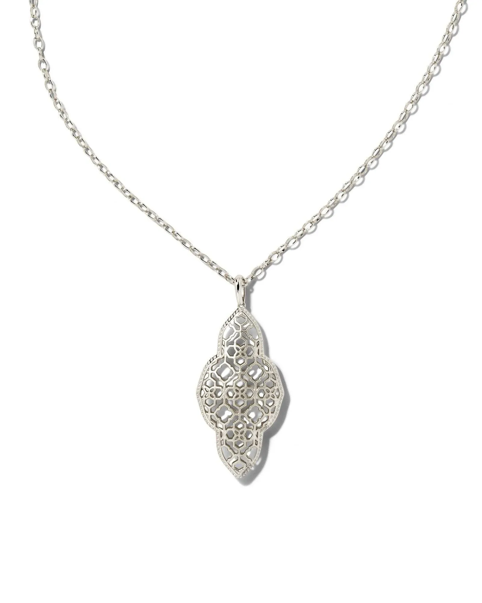 Kendra Scott - Abbie Long Pendant Necklace - Silver