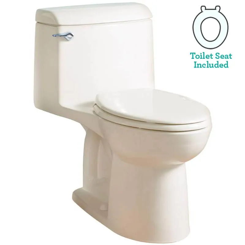 American Standard 2034314.020 Champion 4 One-Piece Toilet with Seat Elongated Chair Height, White