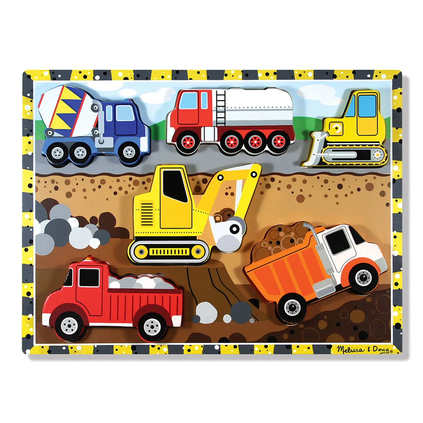 Melissa & Doug - Chunky Puzzle - Construction