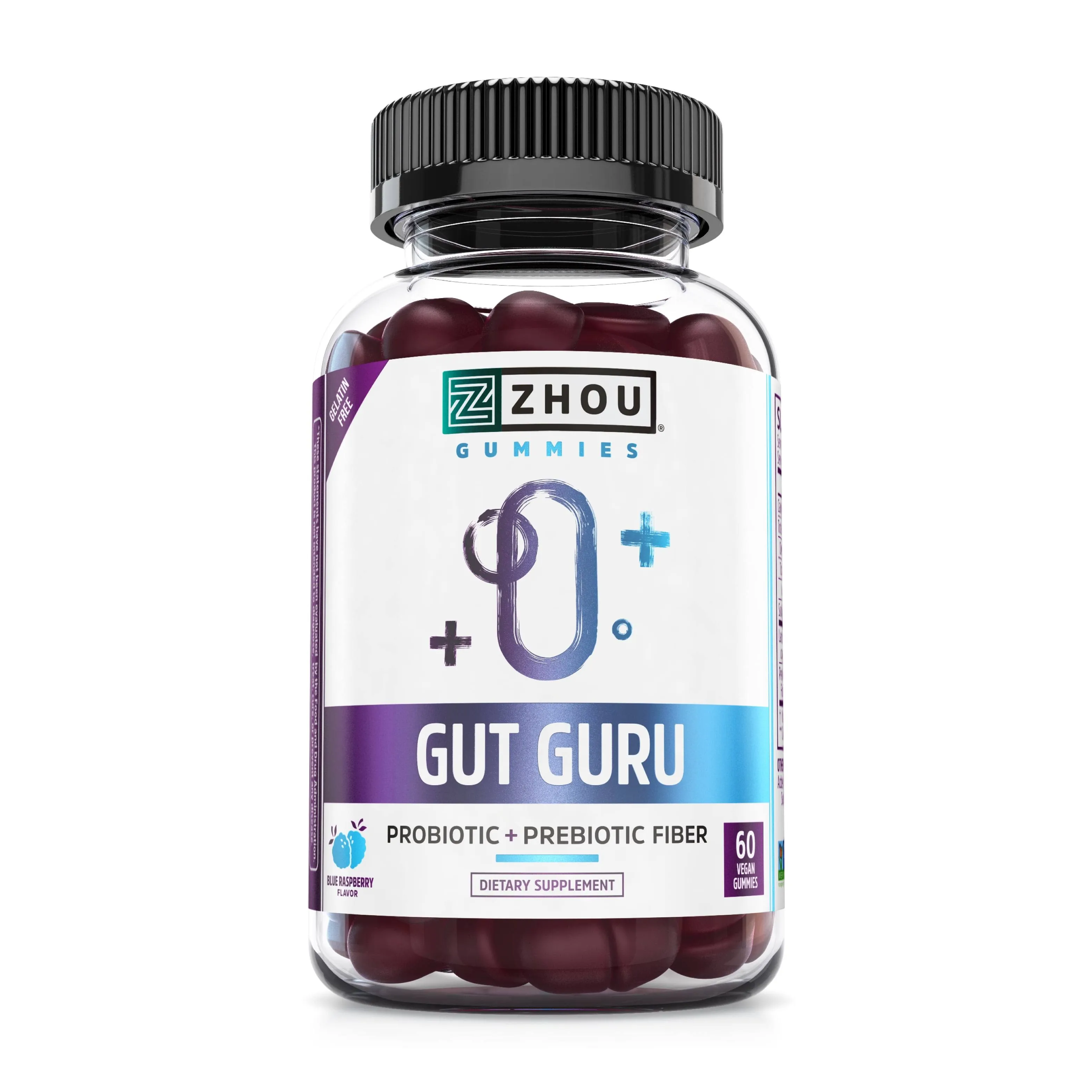 Zhou Nutrition Gut Guru Vegan Gummies