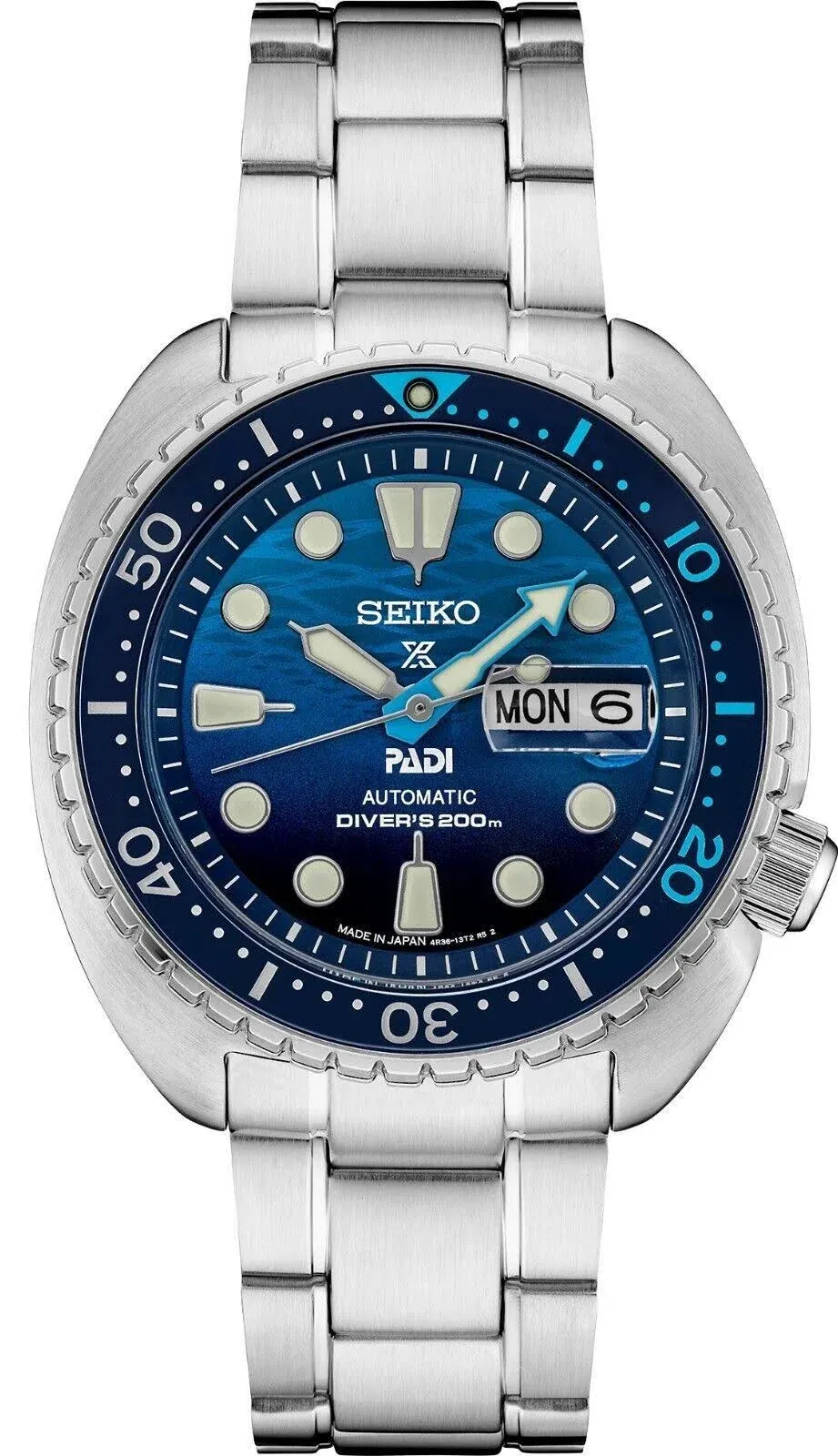 Seiko Prospex Sea Turtle SRPK01K1 Padi Special Edition Automatic 45MM Dive Watch