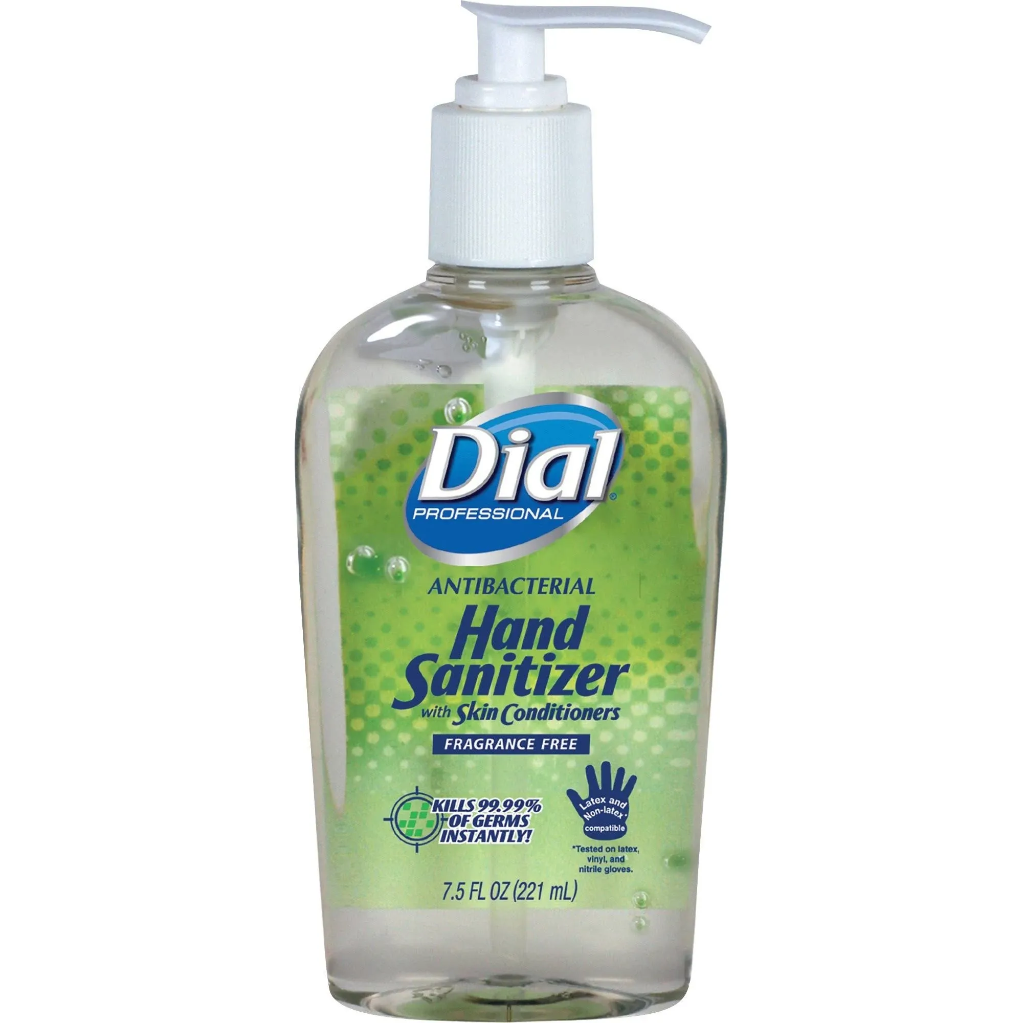 Dial Professional Antibacterial Gel Hand Sanitizer With Moisturizers - 7.5oz Pump ...