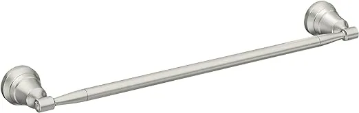 Moen Halle Brushed Nickel Moen MY0318BN Halle 18-inch Single Towel Bar, MY0318BN