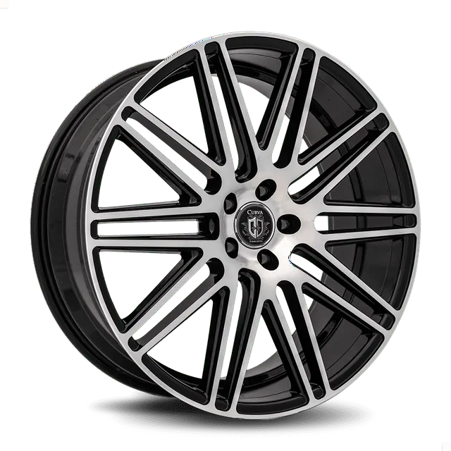 22x8.5 Gloss Black Wheel Kraze Lusso KR190 5x115 38