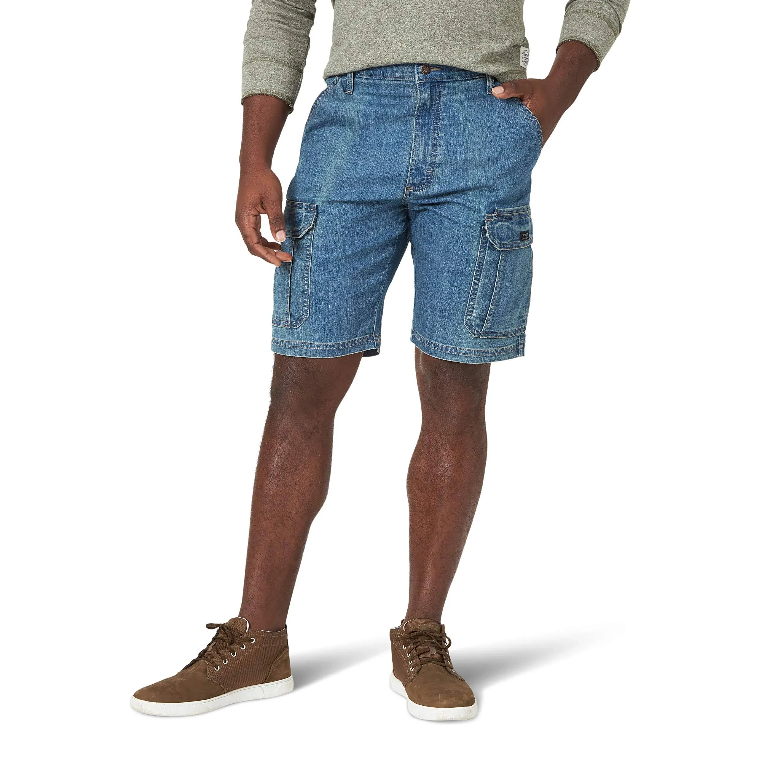 Wrangler Authentics Men's Classic Cargo Stretch Short