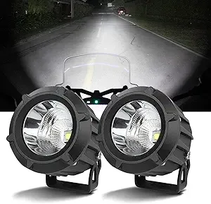 AKD Part 3.5 Inch LED Pods 50W Round Fog Lights Spot Flood Combo Motorcycle LED Driving Lights Round Offroad Lights Ditch Lights Bumper Lights for Trucks UTV ATV Dirt Bike Toyota Jeep ChevyAKD Part 3.5 Inch LED Pods 50W Round Fog Lights Spot…