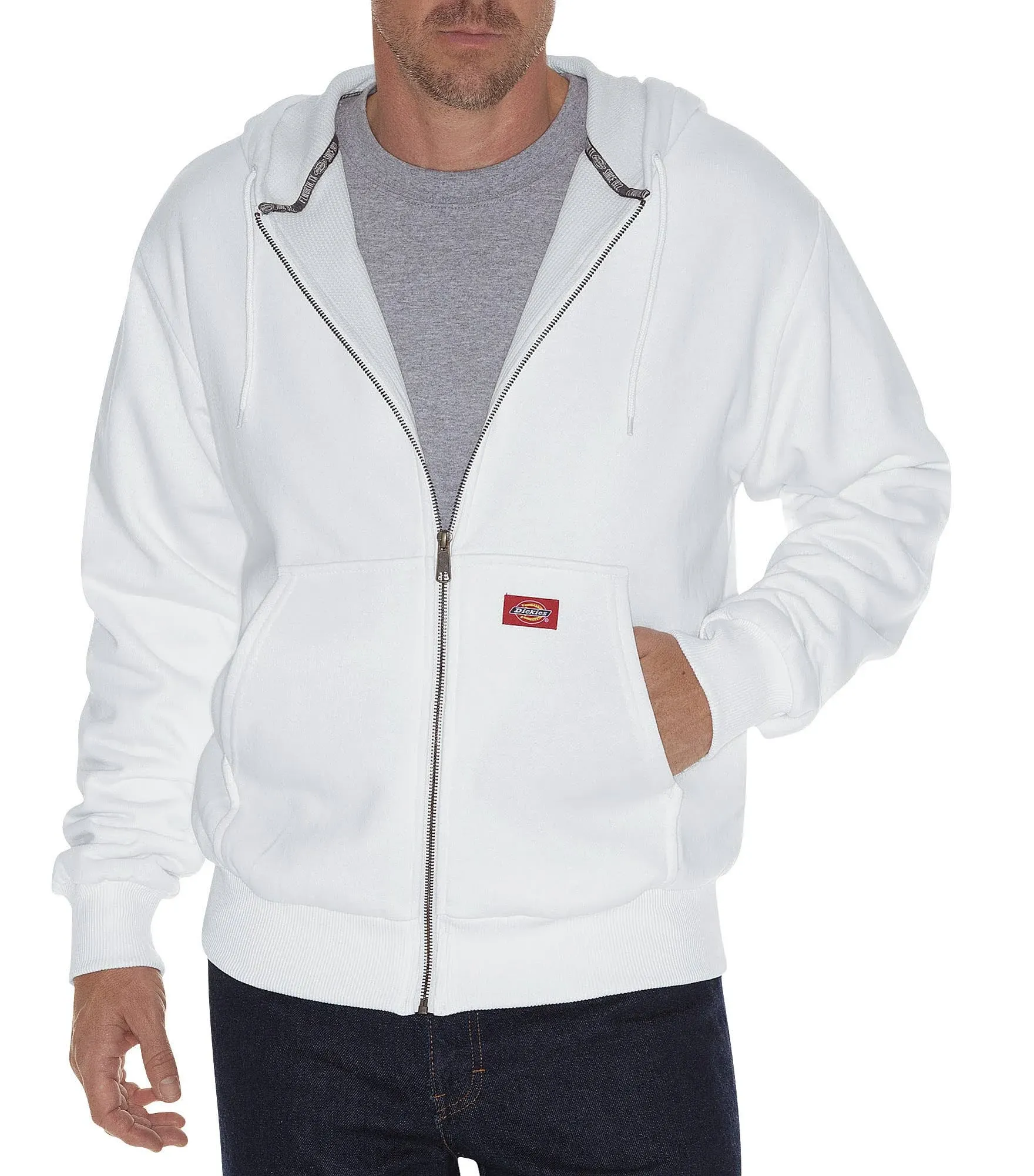 Dickies Men's Thermal-Lined Fleece Hoodie