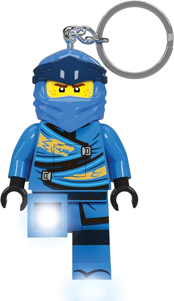 LEGO Ninjago Legacy Keychain Light - Jay (KE148H), Ages 6 and up, 1 Keychain Light, Blue, Unisex