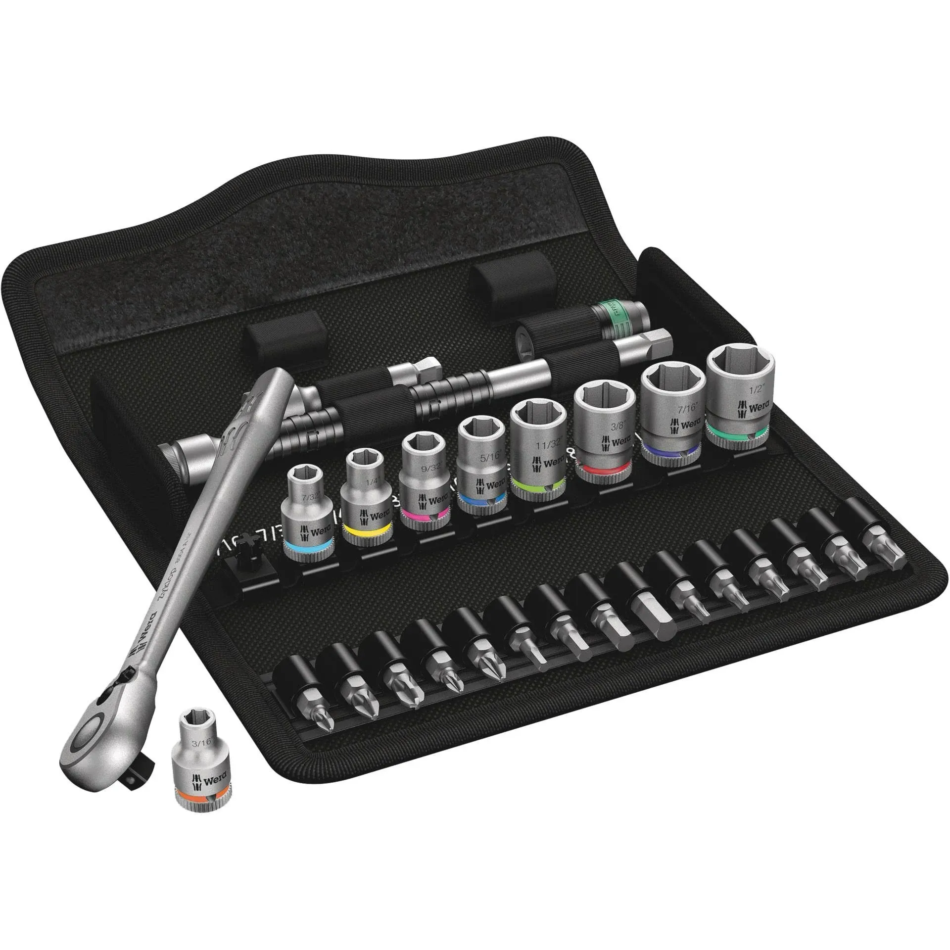 Wera Sae 1/4" Drive Ratchet Set (28 Piece) - 05 004021 001