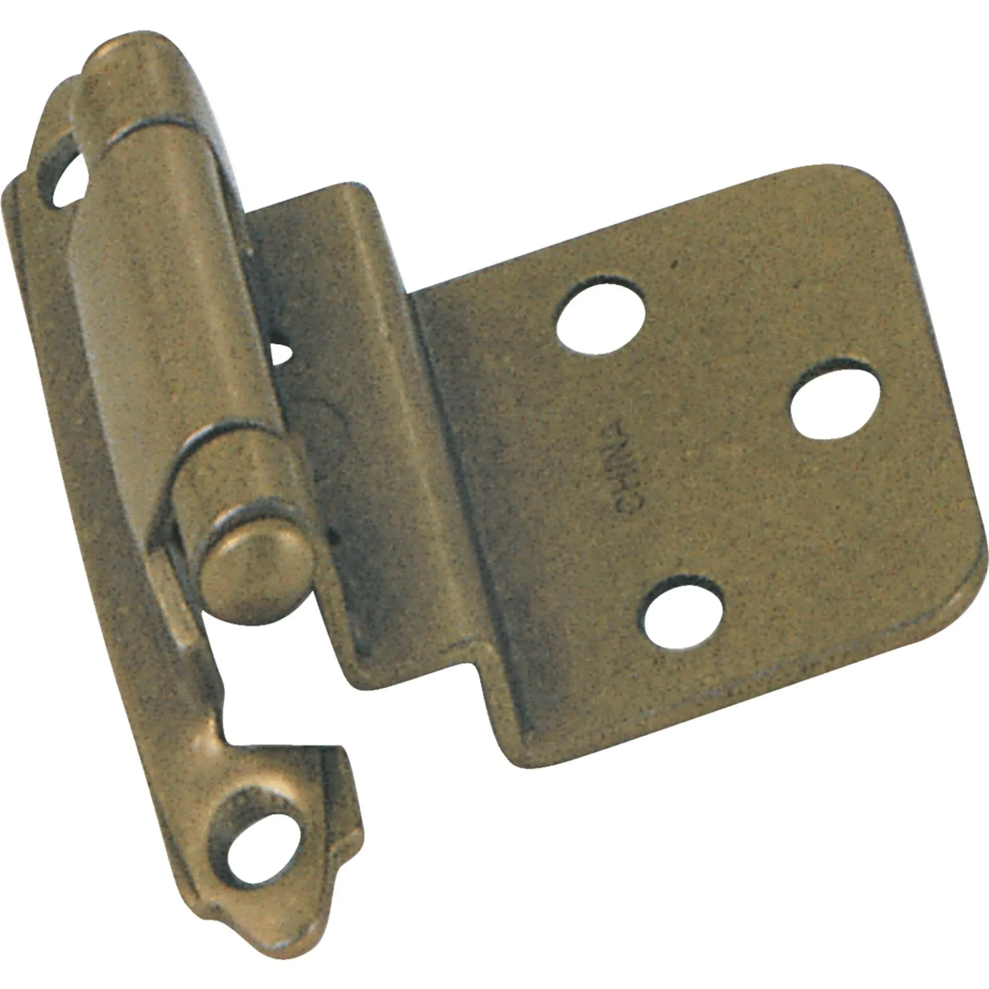 Laurey 28605 3/8 Inch Inset Antique Brass Semi Concealed Cabinet Hinges, 2 Count (1 Pack)