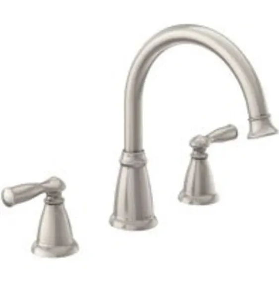 Moen Banbury Brushed Nickel 2-Handle Roman Tub Faucet (86924SRN)