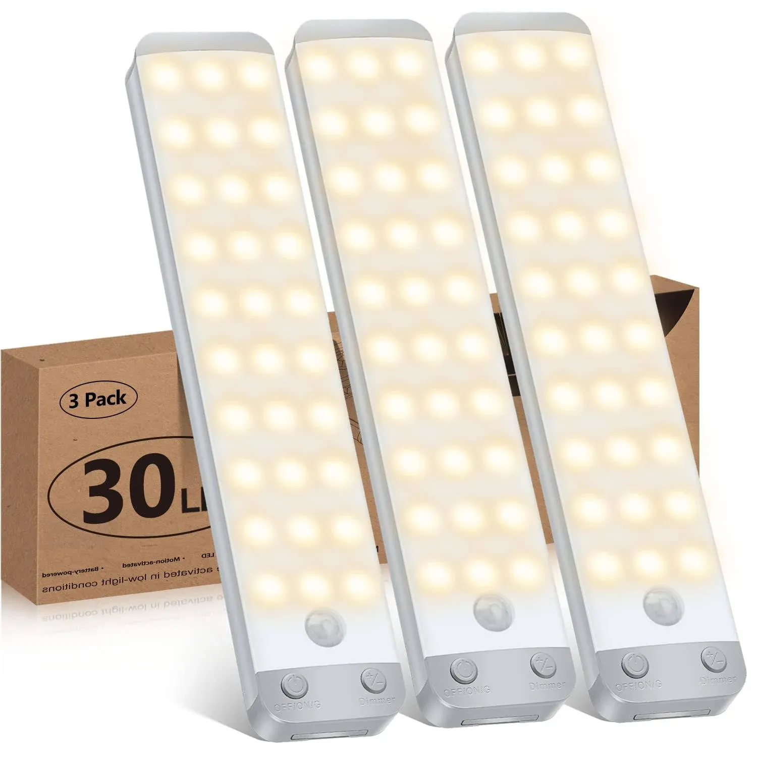 PRIORARE 30-LED Dimmer Under Cabinet Lights