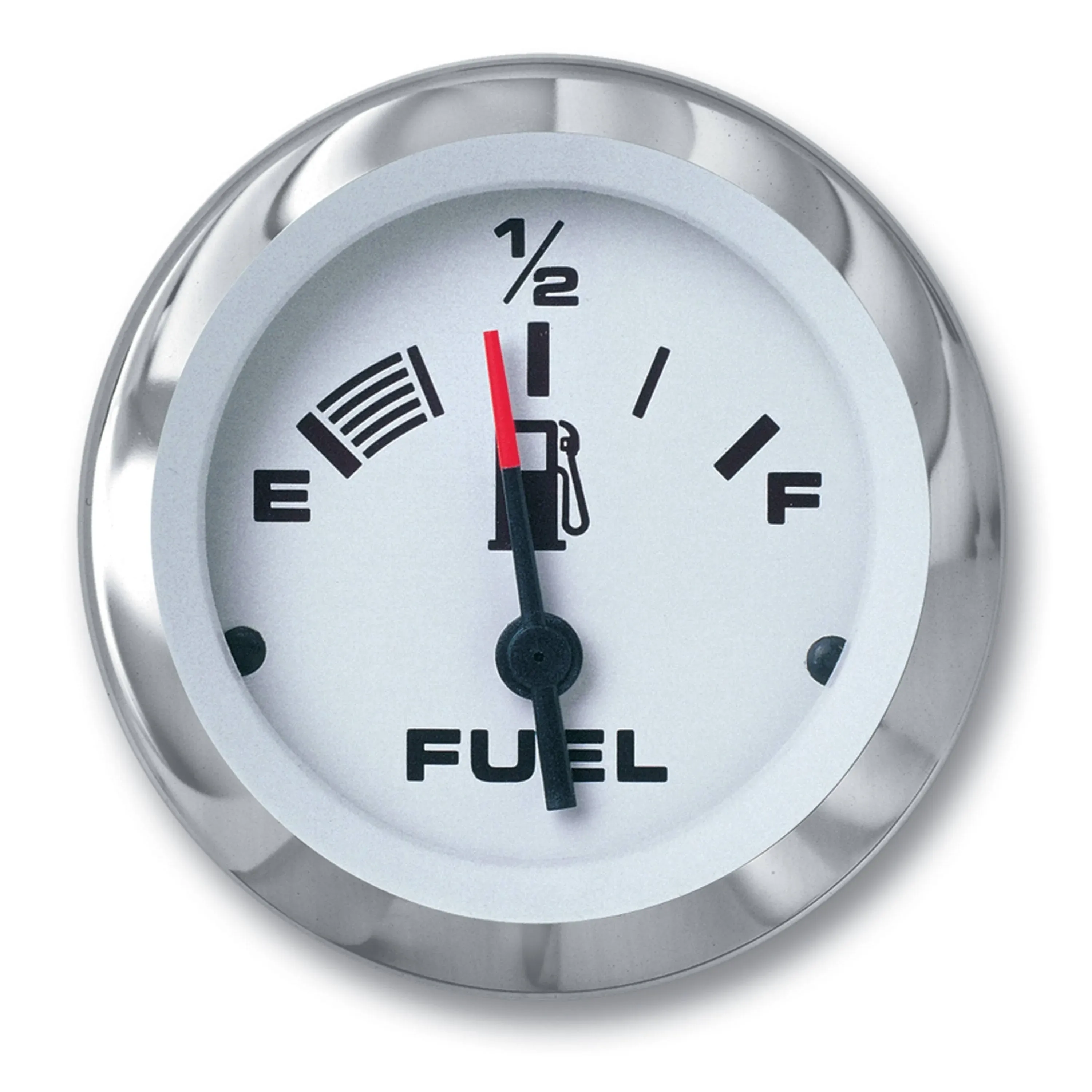 Sierra International 59655P Medium Lido Fog Resistant Fuel Gauge, White