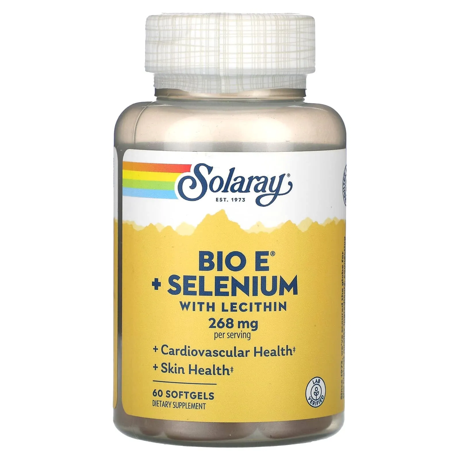 Solaray Bio E with Selenium, 400iu, Softgels - 120 count