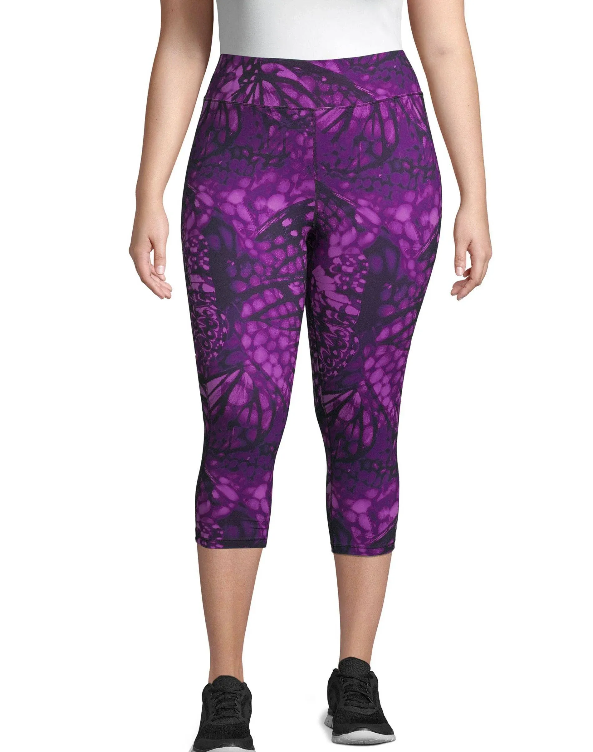 JUST MY SIZE Women's Plus Size Active Stretch Capri