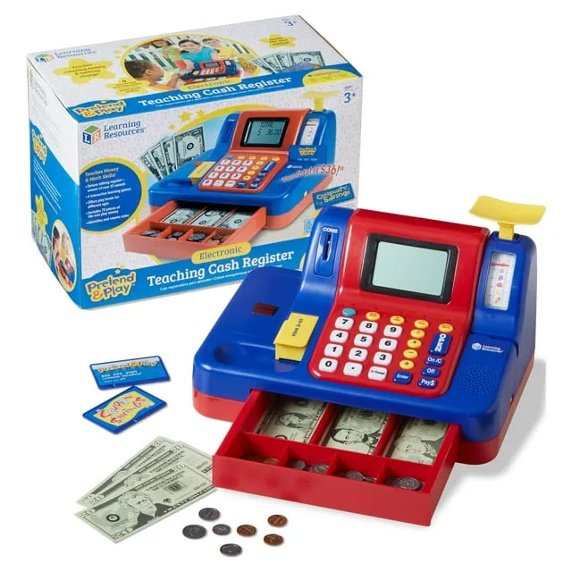 Learning Resources Pretend & Play Teaching Cash Register