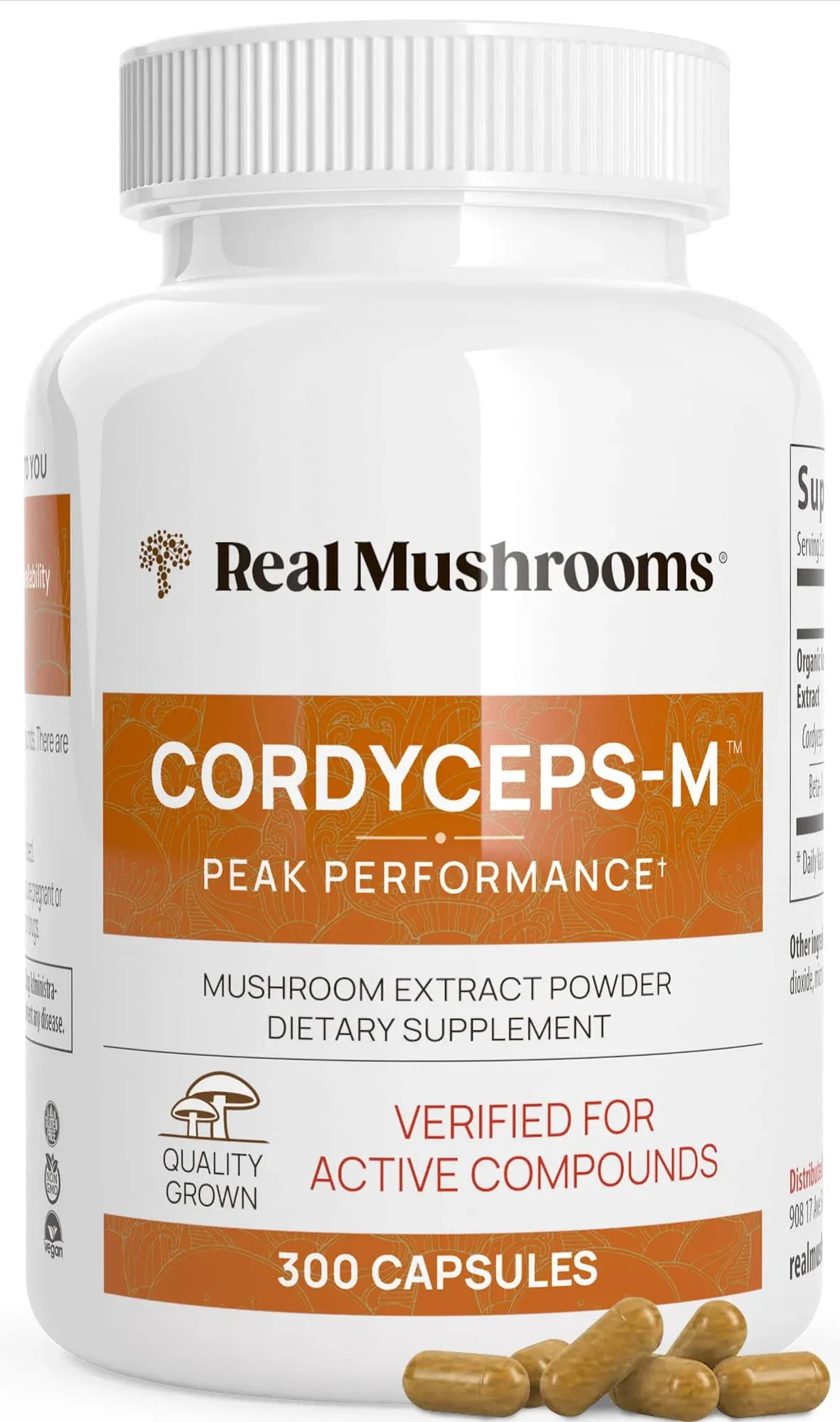 Cordyceps Extract Capsules Real Mushrooms