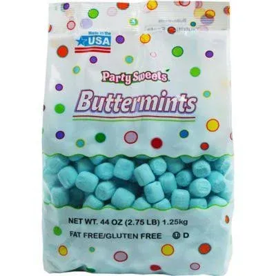 Party Sweets Blue Buttermints, 2.75 lbs