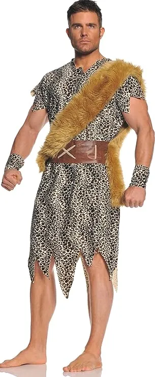 Men’s &#034;Cave Dweller&#034; caveman Costume xxl