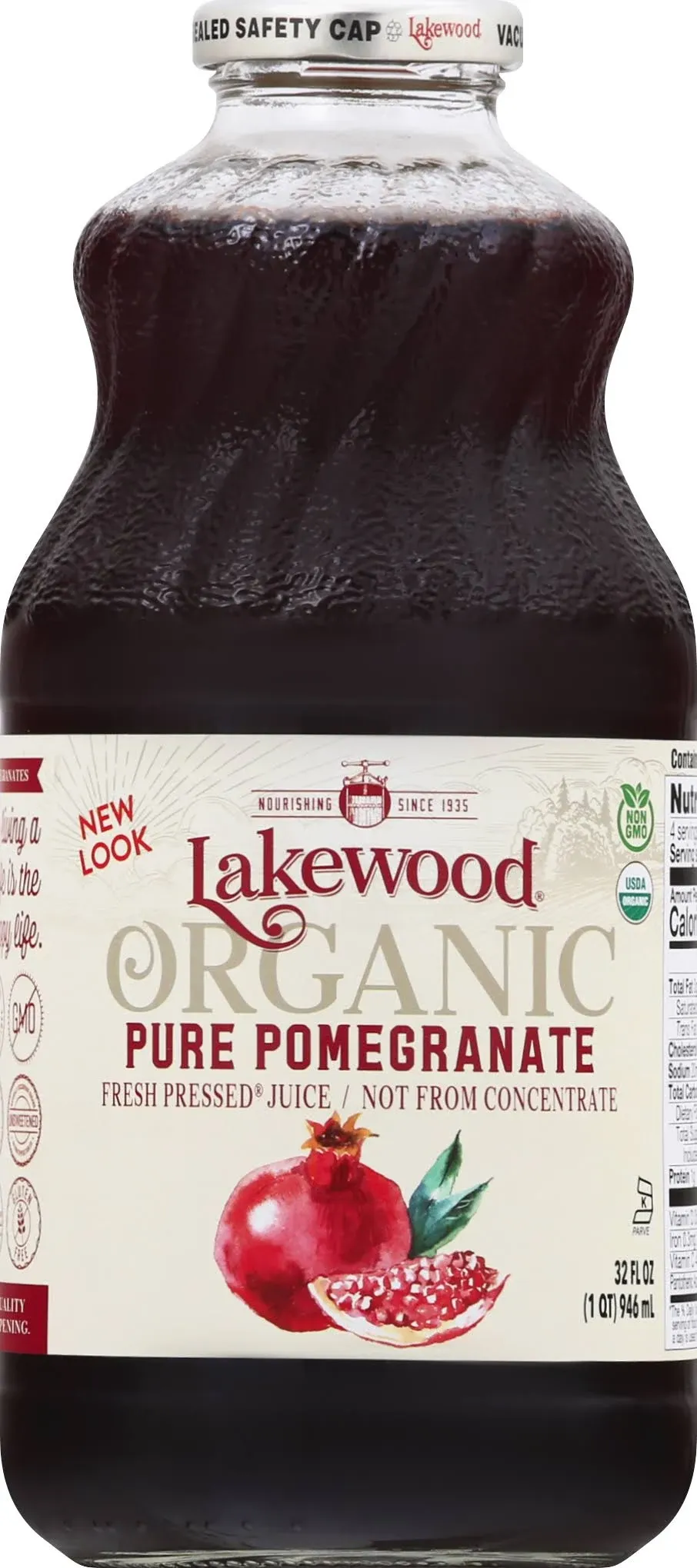 Lakewood
           Organic Pure Juice Fresh Pressed Pomegranate -- 32 fl oz
        
        
        
        
        
          
          SKU #: 042608470120
          
            Shipping Weight:
              3.16 lb
            
          
     